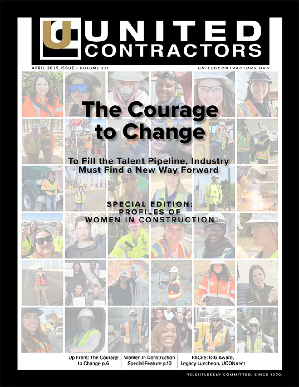 Cover of UCON magazine for April 2025